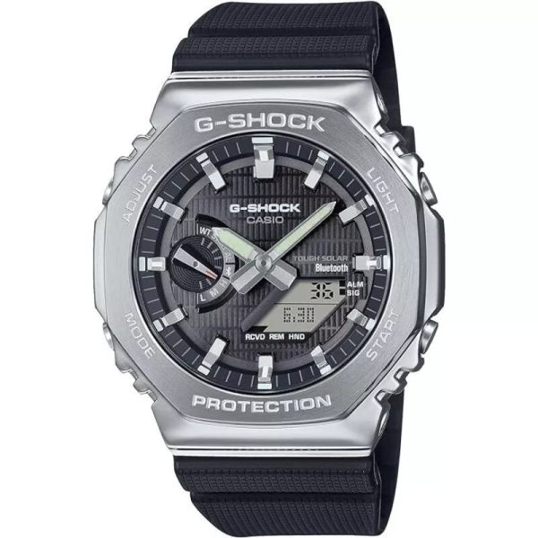 CASIO G-SHOCK GBM-2100-1AJF Metal Case Bluetooth Solar Men Watch Black JAPAN For Cheap