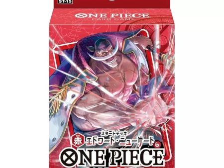 BANDAI One Piece Card Starter Deck Red Edward Newgate ST-15 TCG JAPAN OFFICIAL Discount