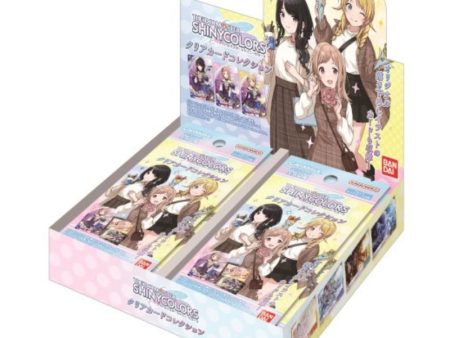 BANDAI Clear Card Collection The Idolmaster Shiny Colors Booster Pack Box TCG on Sale