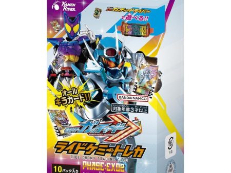 BANDAI Ride Chemie Trading Card Kamen Rider Gotchard EX02 Booster Pack Box TCG Online