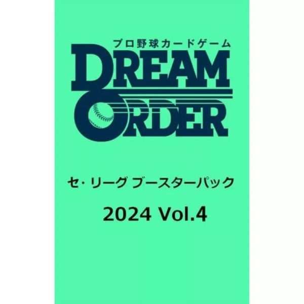 Professional Baseball Card DREAM ORDER Central League 2024 Vol.4 Booster Box TCG Cheap