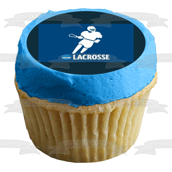 NCAA Men s Lacrosse Logo Edible Cake Topper Image ABPID55829 Online now