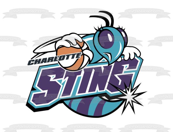 Wnba Charlotte Sting Team Logo Edible Cake Topper Image ABPID55834 For Sale