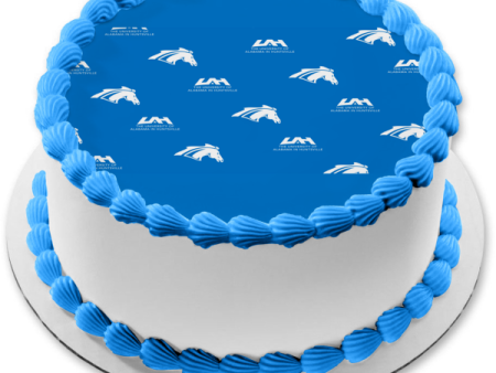 Alabama-Huntsville Chargers Logo Edible Cake Topper Image ABPID55713 Online Hot Sale