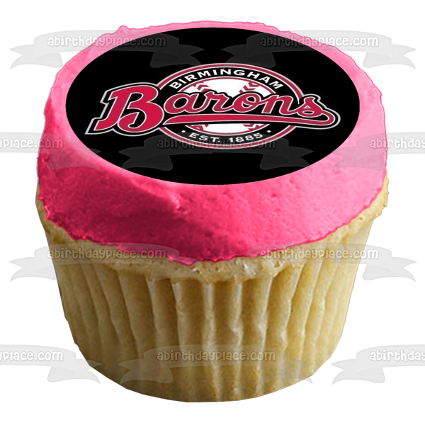 Birmingham Barons Baseball Team Logo Edible Cake Topper Image ABPID55831 Online