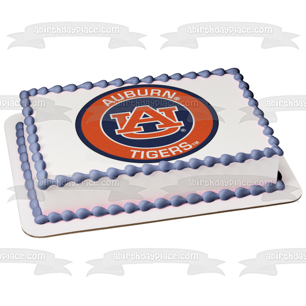 Auburn University Tigers Team Logo Edible Cake Topper Image ABPID55600 Online Sale