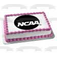 NCAA White on Black Logo Edible Cake Topper Image ABPID55827 For Cheap