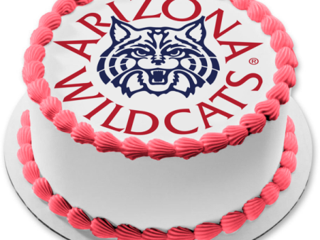 Arizona Wildcats Team Logo Edible Cake Topper Image ABPID55603 Fashion