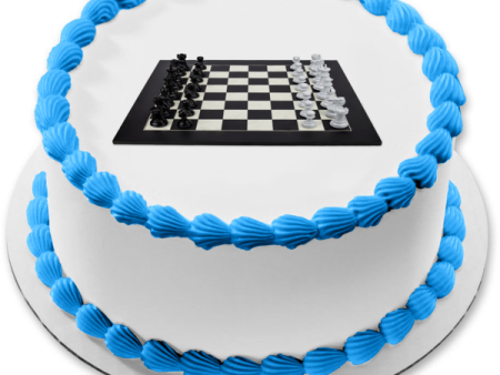 Chess Club Chess Board Board Game Edible Cake Topper Image ABPID55843 Cheap