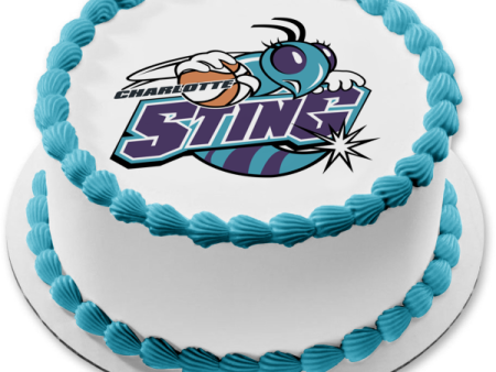 Wnba Charlotte Sting Team Logo Edible Cake Topper Image ABPID55834 For Sale