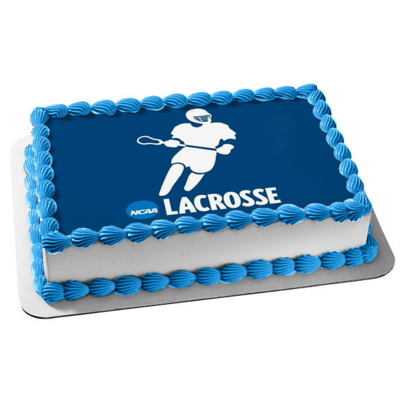 NCAA Men s Lacrosse Logo Edible Cake Topper Image ABPID55829 Online now