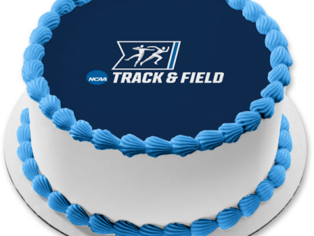 NCAA Track and Field Logo Edible Cake Topper Image ABPID55846 Supply