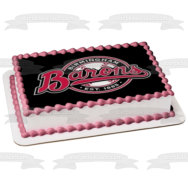 Birmingham Barons Baseball Team Logo Edible Cake Topper Image ABPID55831 Online