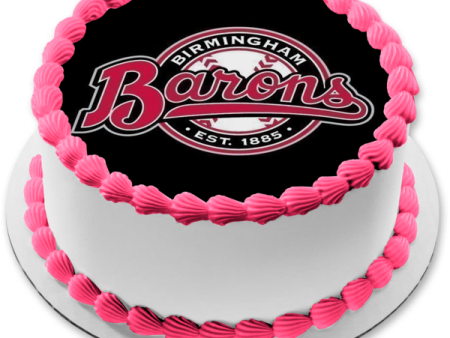 Birmingham Barons Baseball Team Logo Edible Cake Topper Image ABPID55831 Online