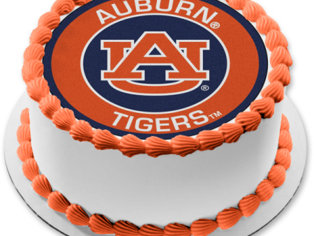 Auburn University Tigers Team Logo Edible Cake Topper Image ABPID55600 Online Sale